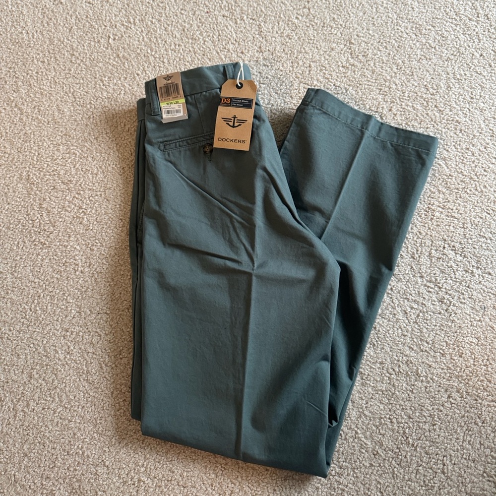 Dockers Men's Teal Chinos